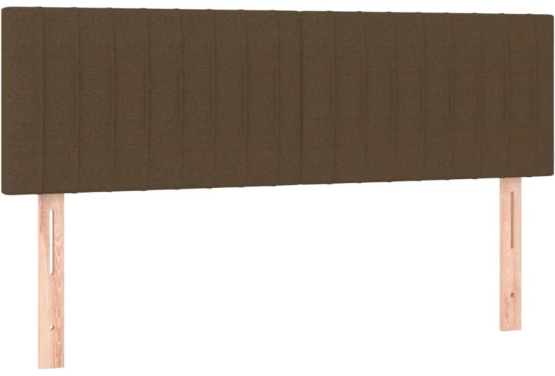 ΚΡΕΒΑΤΙ BOXSPRING ΜΕ ΣΤΡΩΜΑ ΣΚΟΥΡΟ ΚΑΦΕ 140X200 ΕΚ ΥΦΑΣΜΑΤΙΝΟ 3126408