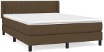ΚΡΕΒΑΤΙ BOXSPRING ΜΕ ΣΤΡΩΜΑ ΣΚΟΥΡΟ ΚΑΦΕ 140X190 ΕΚ. ΥΦΑΣΜΑΤΙΝΟ 3129868