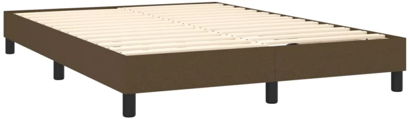 ΚΡΕΒΑΤΙ BOXSPRING ΜΕ ΣΤΡΩΜΑ ΣΚΟΥΡΟ ΚΑΦΕ 140X190 ΕΚ. ΥΦΑΣΜΑΤΙΝΟ 3129868
