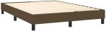 ΚΡΕΒΑΤΙ BOXSPRING ΜΕ ΣΤΡΩΜΑ ΣΚΟΥΡΟ ΚΑΦΕ 140X190 ΕΚ. ΥΦΑΣΜΑΤΙΝΟ 3129868
