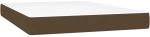 ΚΡΕΒΑΤΙ BOXSPRING ΜΕ ΣΤΡΩΜΑ ΣΚΟΥΡΟ ΚΑΦΕ 140X190 ΕΚ. ΥΦΑΣΜΑΤΙΝΟ 3129868