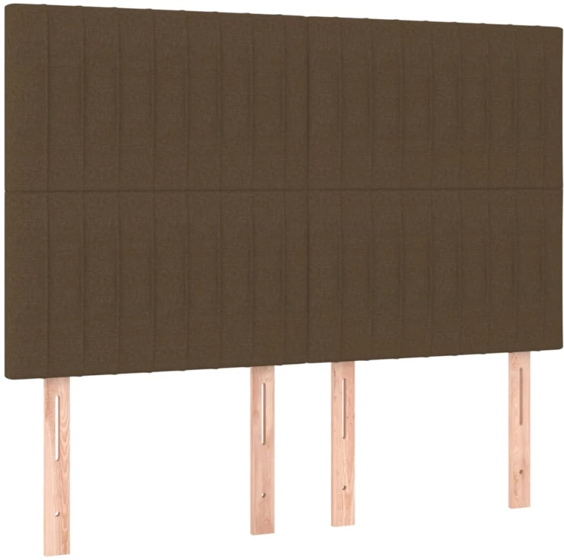 ΚΡΕΒΑΤΙ BOXSPRING ΜΕ ΣΤΡΩΜΑ ΣΚΟΥΡΟ ΚΑΦΕ 140X200 ΕΚ ΥΦΑΣΜΑΤΙΝΟ 3136760
