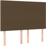 ΚΡΕΒΑΤΙ BOXSPRING ΜΕ ΣΤΡΩΜΑ ΣΚΟΥΡΟ ΚΑΦΕ 140X200 ΕΚ ΥΦΑΣΜΑΤΙΝΟ 3136760