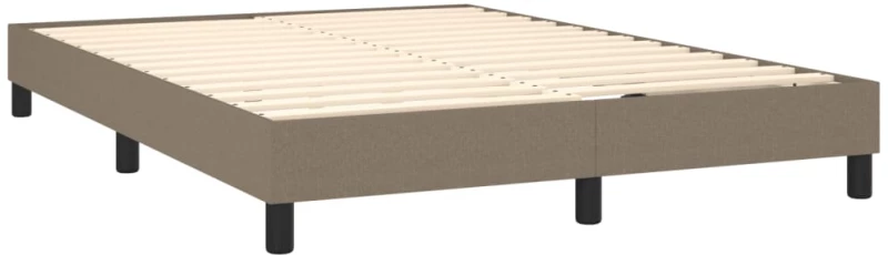 ΚΡΕΒΑΤΙ BOXSPRING ΜΕ ΣΤΡΩΜΑ & LED TAUPE 140X200 ΕΚ. ΥΦΑΣΜΑΤΙΝΟ 3133321