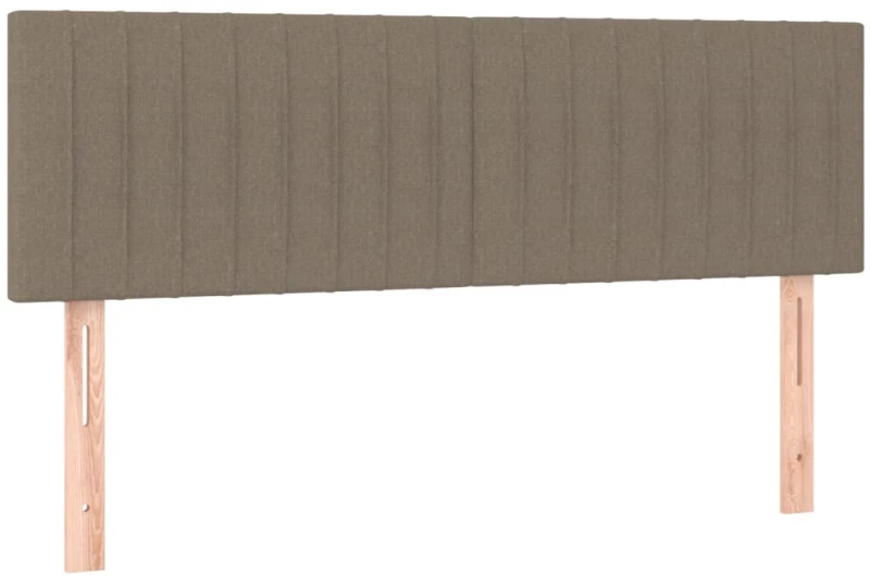 ΚΡΕΒΑΤΙ BOXSPRING ΜΕ ΣΤΡΩΜΑ & LED TAUPE 140X200 ΕΚ. ΥΦΑΣΜΑΤΙΝΟ 3133321