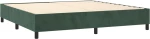 ΚΡΕΒΑΤΙ BOXSPRING ΜΕ ΣΤΡΩΜΑ ΣΚΟΥΡΟ ΠΡΑΣΙΝΟ 200X200ΕΚ. ΒΕΛΟΥΔΙΝΟ 3132702