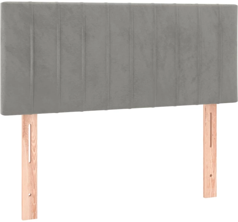 ΚΡΕΒΑΤΙ BOXSPRING ΜΕ ΣΤΡΩΜΑ ΑΝΟΙΧΤΟ ΓΚΡΙ 90X190 ΕΚ. ΒΕΛΟΥΔΙΝΟ 3131051