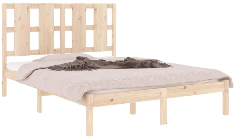 ΠΛΑΙΣΙΟ ΚΡΕΒΑΤΙΟΥ 135 X 190 ΕΚ. ΑΠΟ ΜΑΣΙΦ ΞΥΛΟ 4FT6 DOUBLE 3105575
