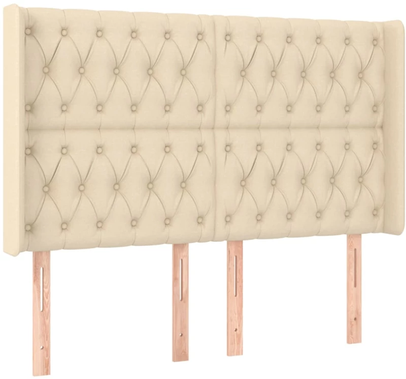 ΚΡΕΒΑΤΙ BOXSPRING ΜΕ ΣΤΡΩΜΑ & LED ΚΡΕΜ 140X190 ΕΚ. ΥΦΑΣΜΑΤΙΝΟ 3138554
