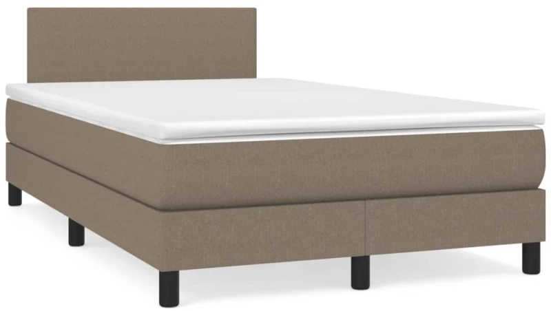 ΚΡΕΒΑΤΙ BOXSPRING ΜΕ ΣΤΡΩΜΑ TAUPE 120X200 ΕΚ. ΥΦΑΣΜΑΤΙΝΟ 3139885