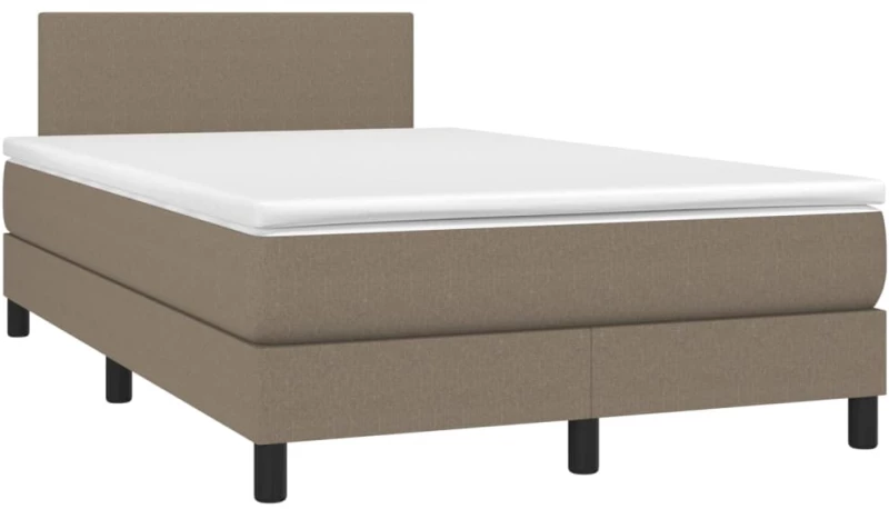 ΚΡΕΒΑΤΙ BOXSPRING ΜΕ ΣΤΡΩΜΑ TAUPE 120X200 ΕΚ. ΥΦΑΣΜΑΤΙΝΟ 3139885