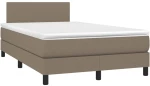 ΚΡΕΒΑΤΙ BOXSPRING ΜΕ ΣΤΡΩΜΑ TAUPE 120X200 ΕΚ. ΥΦΑΣΜΑΤΙΝΟ 3139885