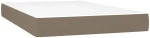 ΚΡΕΒΑΤΙ BOXSPRING ΜΕ ΣΤΡΩΜΑ TAUPE 120X200 ΕΚ. ΥΦΑΣΜΑΤΙΝΟ 3140925