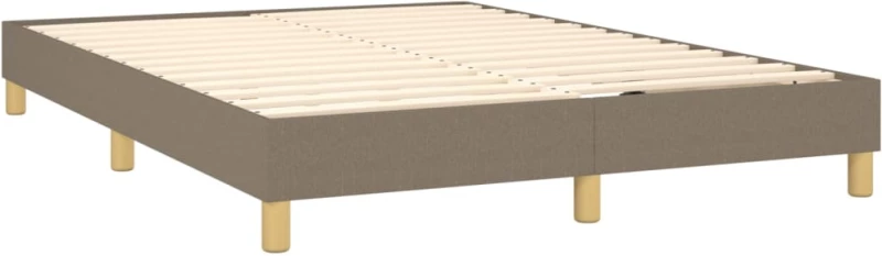 ΚΡΕΒΑΤΙ BOXSPRING ΜΕ ΣΤΡΩΜΑ TAUPE 140X200 ΕΚ. ΥΦΑΣΜΑΤΙΝΟ 3130517