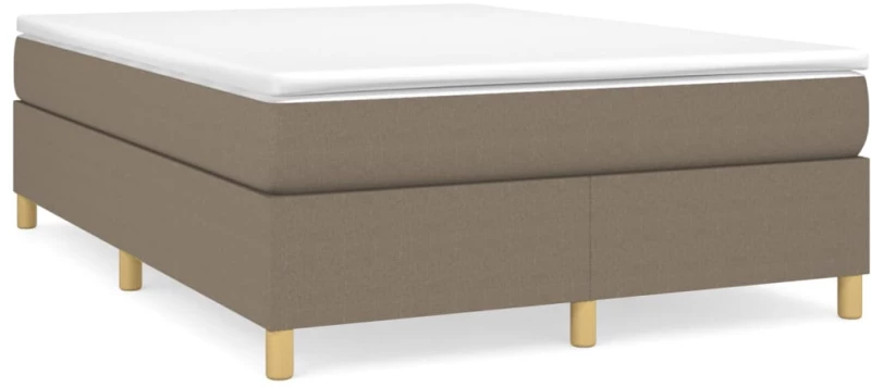 ΚΡΕΒΑΤΙ BOXSPRING ΜΕ ΣΤΡΩΜΑ TAUPE 140X190 ΕΚ. ΥΦΑΣΜΑΤΙΝΟ 3144518