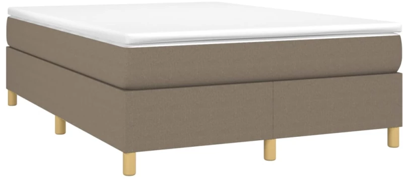 ΚΡΕΒΑΤΙ BOXSPRING ΜΕ ΣΤΡΩΜΑ TAUPE 140X190 ΕΚ. ΥΦΑΣΜΑΤΙΝΟ 3144518