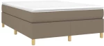 ΚΡΕΒΑΤΙ BOXSPRING ΜΕ ΣΤΡΩΜΑ TAUPE 140X190 ΕΚ. ΥΦΑΣΜΑΤΙΝΟ 3144518