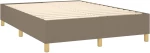 ΚΡΕΒΑΤΙ BOXSPRING ΜΕ ΣΤΡΩΜΑ TAUPE 140X190 ΕΚ. ΥΦΑΣΜΑΤΙΝΟ 3144518