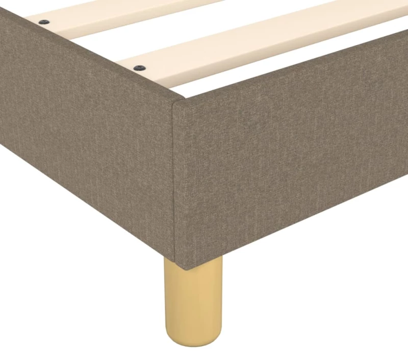 ΚΡΕΒΑΤΙ BOXSPRING ΜΕ ΣΤΡΩΜΑ TAUPE 140X190 ΕΚ. ΥΦΑΣΜΑΤΙΝΟ 3144518