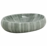 ΝΙΠΤΗΡΑΣ ΟΒΑΛ ΠΡΑΣΙΝΟΣ 59 X 40 X 15 ΕΚ. ΚΕΡΑΜΙΚΟΣ 155083