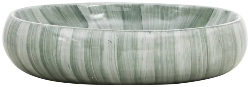 ΝΙΠΤΗΡΑΣ ΟΒΑΛ ΠΡΑΣΙΝΟΣ 59 X 40 X 15 ΕΚ. ΚΕΡΑΜΙΚΟΣ 155083