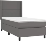 ΚΡΕΒΑΤΙ BOXSPRING ΜΕ ΣΤΡΩΜΑ ΓΚΡΙ 100X200ΕΚ. ΑΠΟ ΣΥΝΘΕΤΙΚΟ ΔΕΡΜΑ 3132427