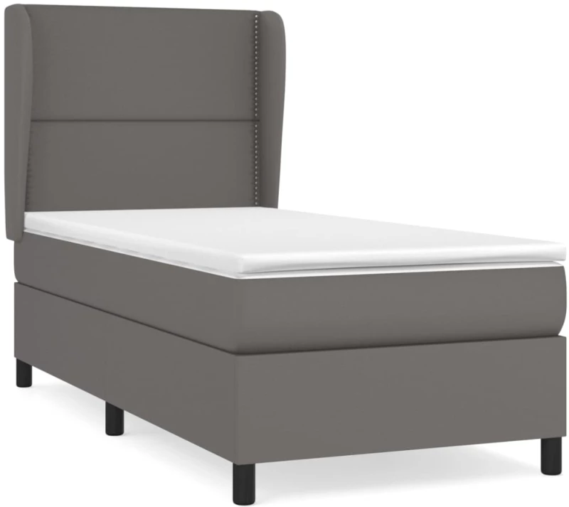 ΚΡΕΒΑΤΙ BOXSPRING ΜΕ ΣΤΡΩΜΑ ΓΚΡΙ 100X200ΕΚ. ΑΠΟ ΣΥΝΘΕΤΙΚΟ ΔΕΡΜΑ 3128959
