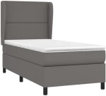 ΚΡΕΒΑΤΙ BOXSPRING ΜΕ ΣΤΡΩΜΑ ΓΚΡΙ 100X200ΕΚ. ΑΠΟ ΣΥΝΘΕΤΙΚΟ ΔΕΡΜΑ 3128959
