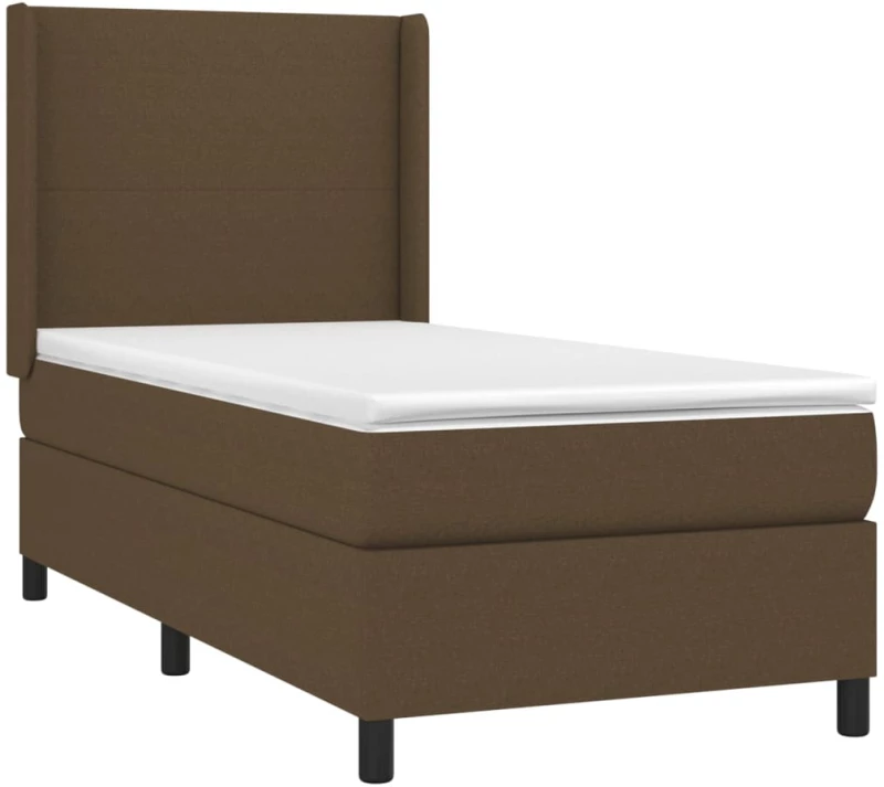 ΚΡΕΒΑΤΙ BOXSPRING ΜΕ ΣΤΡΩΜΑ & LED ΣΚ.ΚΑΦΕ 80X200 ΕΚ. ΥΦΑΣΜΑΤΙΝΟ 3138112