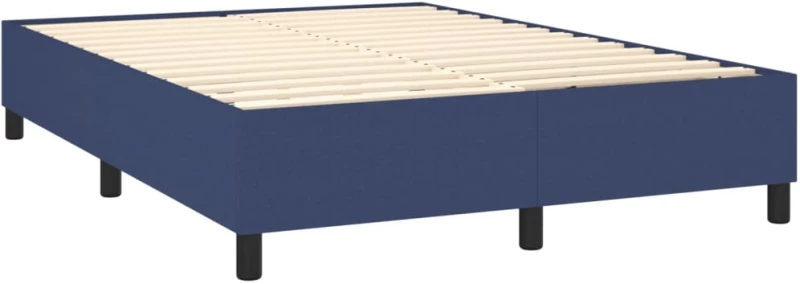ΚΡΕΒΑΤΙ BOXSPRING ΜΕ ΣΤΡΩΜΑ & LED ΜΠΛΕ 140X190 ΕΚ. ΥΦΑΣΜΑΤΙΝΟ 3138235