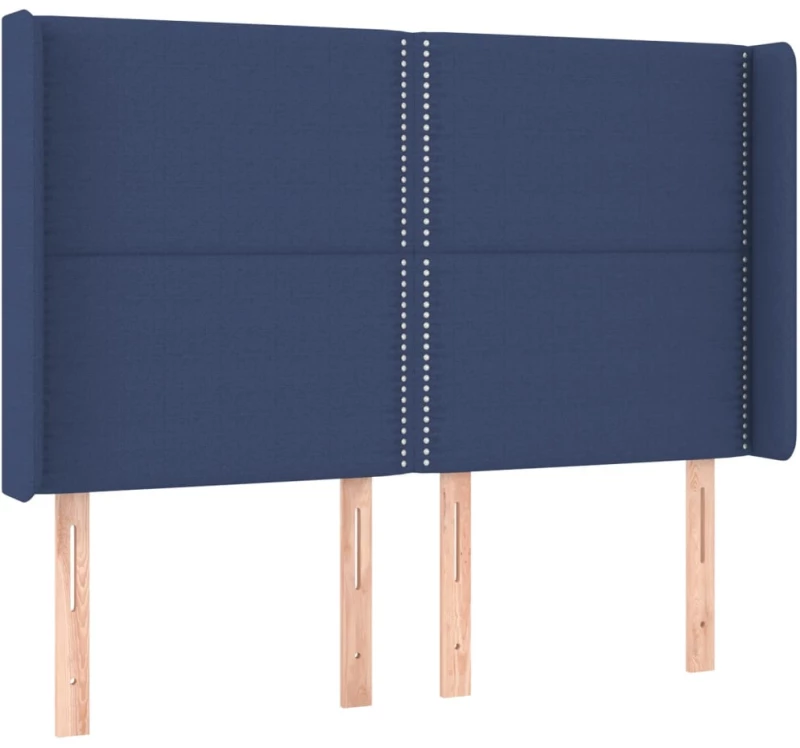 ΚΡΕΒΑΤΙ BOXSPRING ΜΕ ΣΤΡΩΜΑ & LED ΜΠΛΕ 140X190 ΕΚ. ΥΦΑΣΜΑΤΙΝΟ 3138235