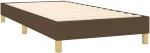 ΚΡΕΒΑΤΙ BOXSPRING ΜΕ ΣΤΡΩΜΑ ΣΚΟΥΡΟ ΚΑΦΕ 100X200 ΕΚ. ΥΦΑΣΜΑΤΙΝΟ 3140596