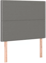 ΚΡΕΒΑΤΙ BOXSPRING ΜΕ ΣΤΡΩΜΑ ΣΚΟΥΡΟ ΓΚΡΙ 90X190 ΕΚ. ΥΦΑΣΜΑΤΙΝΟ 3137038