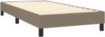 ΚΡΕΒΑΤΙ BOXSPRING ΜΕ ΣΤΡΩΜΑ TAUPE 80X200 ΕΚ. ΥΦΑΣΜΑΤΙΝΟ 3140013