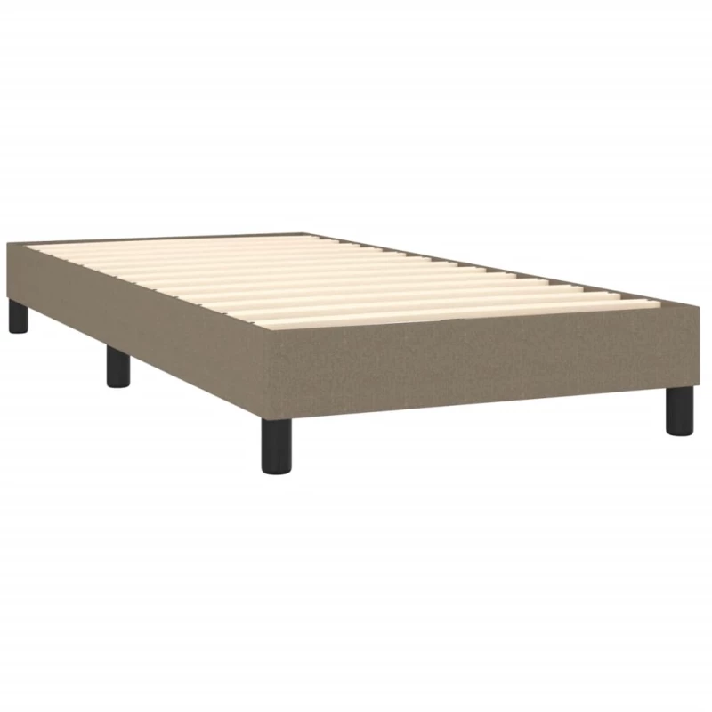 ΚΡΕΒΑΤΙ BOXSPRING ΜΕ ΣΤΡΩΜΑ TAUPE 80X200 ΕΚ. ΥΦΑΣΜΑΤΙΝΟ 3140253