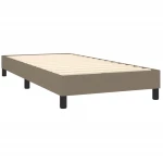 ΚΡΕΒΑΤΙ BOXSPRING ΜΕ ΣΤΡΩΜΑ TAUPE 80X200 ΕΚ. ΥΦΑΣΜΑΤΙΝΟ 3140253