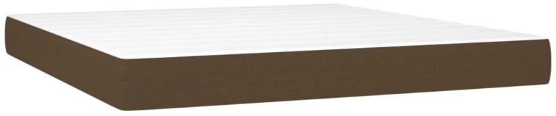ΚΡΕΒΑΤΙ BOXSPRING ΜΕ ΣΤΡΩΜΑ ΣΚΟΥΡΟ ΚΑΦΕ 180X200 ΕΚ ΥΦΑΣΜΑΤΙΝΟ 3131932