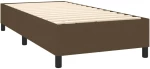 ΚΡΕΒΑΤΙ BOXSPRING ΜΕ ΣΤΡΩΜΑ ΣΚΟΥΡΟ ΚΑΦΕ 90X200 ΕΚ. ΥΦΑΣΜΑΤΙΝΟ 3131324