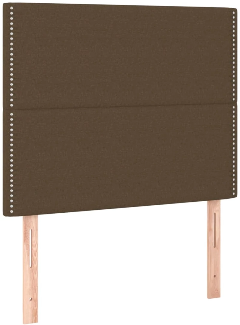 ΚΡΕΒΑΤΙ BOXSPRING ΜΕ ΣΤΡΩΜΑ ΣΚΟΥΡΟ ΚΑΦΕ 90X200 ΕΚ. ΥΦΑΣΜΑΤΙΝΟ 3131324