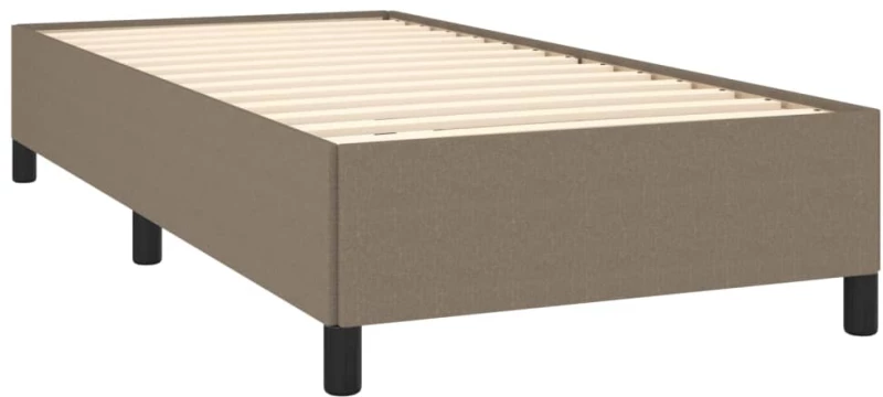 ΚΡΕΒΑΤΙ BOXSPRING ΜΕ ΣΤΡΩΜΑ TAUPE 90X200 ΕΚ. ΥΦΑΣΜΑΤΙΝΟ 3127857