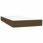 ΚΡΕΒΑΤΙ BOXSPRING ΜΕ ΣΤΡΩΜΑ ΣΚΟΥΡΟ ΚΑΦΕ 90X190 ΕΚ. ΥΦΑΣΜΑΤΙΝΟ 3140740