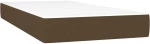 ΚΡΕΒΑΤΙ BOXSPRING ΜΕ ΣΤΡΩΜΑ ΣΚΟΥΡΟ ΚΑΦΕ 90X190 ΕΚ. ΥΦΑΣΜΑΤΙΝΟ 3129996