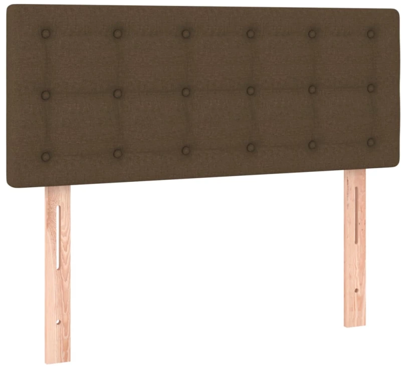 ΚΡΕΒΑΤΙ BOXSPRING ΜΕ ΣΤΡΩΜΑ ΣΚΟΥΡΟ ΚΑΦΕ 90X190 ΕΚ. ΥΦΑΣΜΑΤΙΝΟ 3129996