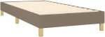 ΚΡΕΒΑΤΙ BOXSPRING ΜΕ ΣΤΡΩΜΑ TAUPE 90X190 ΕΚ.ΥΦΑΣΜΑΤΙΝΟ 3130397