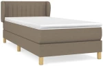 ΚΡΕΒΑΤΙ BOXSPRING ΜΕ ΣΤΡΩΜΑ TAUPE 90X190 ΕΚ.ΥΦΑΣΜΑΤΙΝΟ 3126929