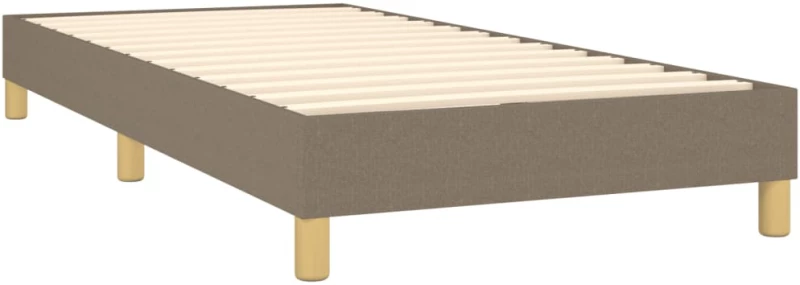 ΚΡΕΒΑΤΙ BOXSPRING ΜΕ ΣΤΡΩΜΑ & LED TAUPE 90X190 ΕΚ. ΥΦΑΣΜΑΤΙΝΟ 3133841