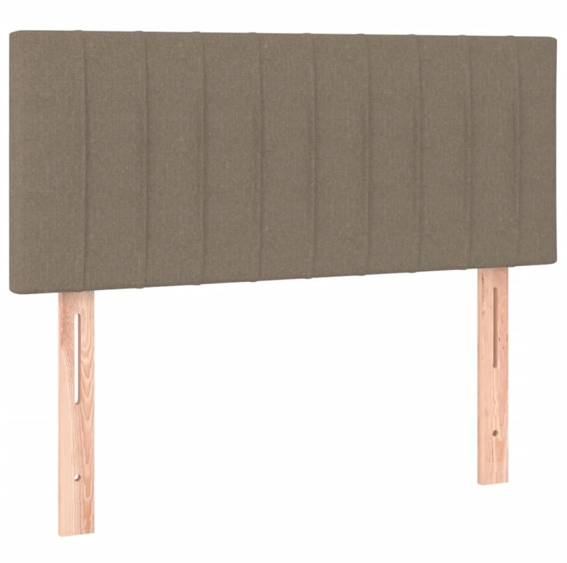 ΚΡΕΒΑΤΙ BOXSPRING ΜΕ ΣΤΡΩΜΑ & LED TAUPE 90X190 ΕΚ. ΥΦΑΣΜΑΤΙΝΟ 3133841