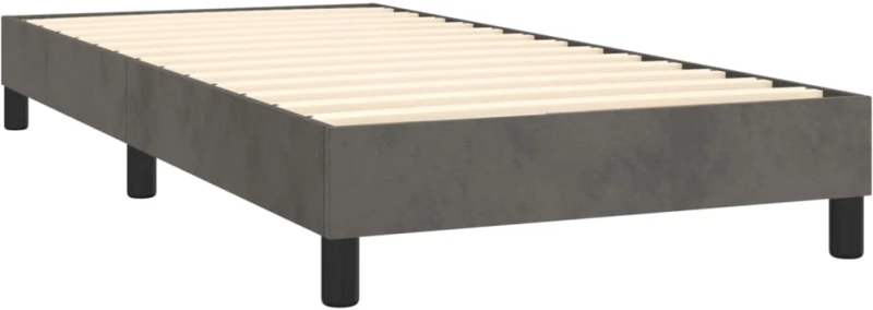 ΚΡΕΒΑΤΙ BOXSPRING ΜΕ ΣΤΡΩΜΑ & LED ΣΚ. ΓΚΡΙ 80X200 ΕΚ. ΒΕΛΟΥΔΙΝΟ 3134370