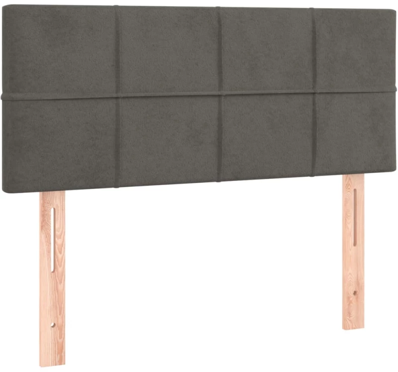 ΚΡΕΒΑΤΙ BOXSPRING ΜΕ ΣΤΡΩΜΑ & LED ΣΚ. ΓΚΡΙ 80X200 ΕΚ. ΒΕΛΟΥΔΙΝΟ 3134370