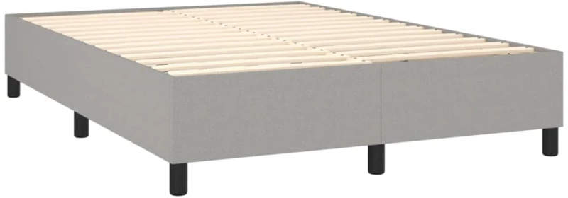 ΚΡΕΒΑΤΙ BOXSPRING ΜΕ ΣΤΡΩΜΑ ΑΝΟΙΧΤΟ ΓΚΡΙ 140X200 ΕΚ. ΥΦΑΣΜΑΤΙΝΟ 3131353